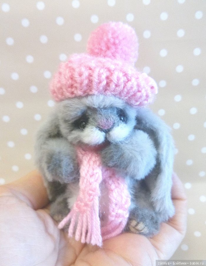 Бусинка крошечная зайка — Авторские мишки Тедди и друзья: фото (фото 4)