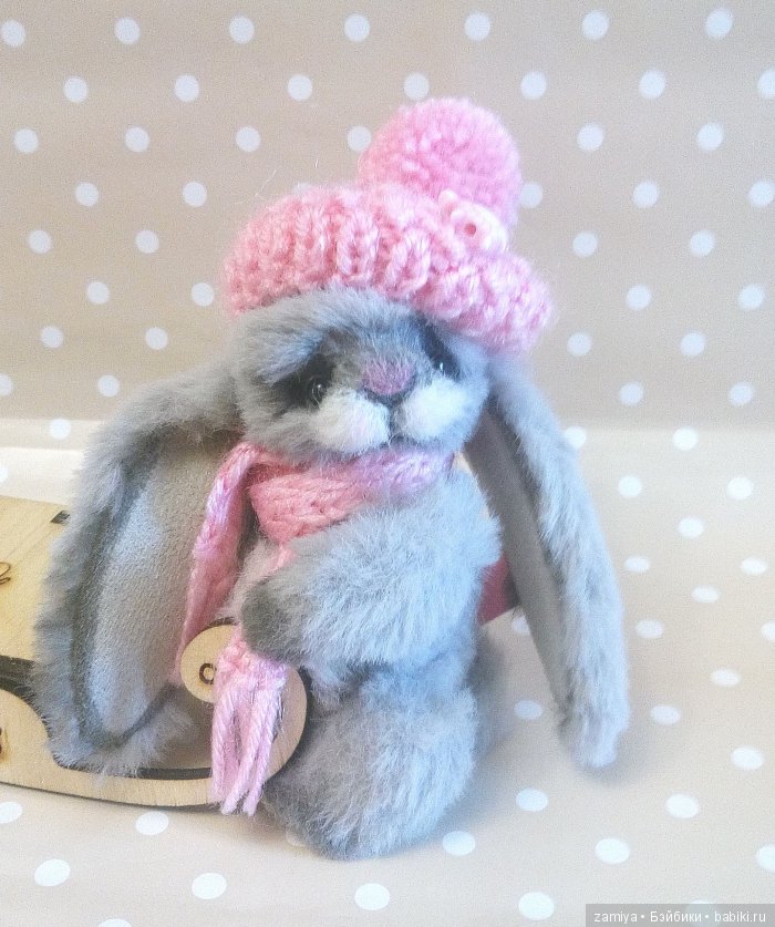 Бусинка крошечная зайка — Авторские мишки Тедди и друзья: фото