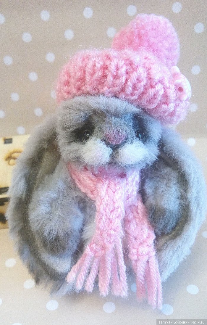 Бусинка крошечная зайка — Авторские мишки Тедди и друзья: фото (фото 6)