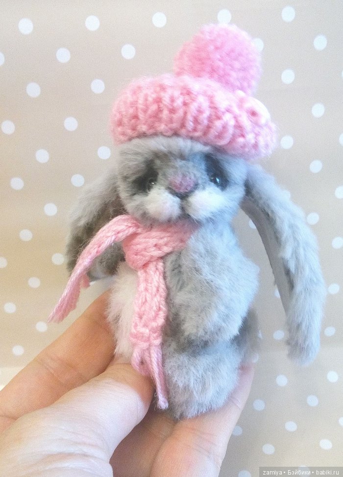 Бусинка крошечная зайка — Авторские мишки Тедди и друзья: фото (фото 5)