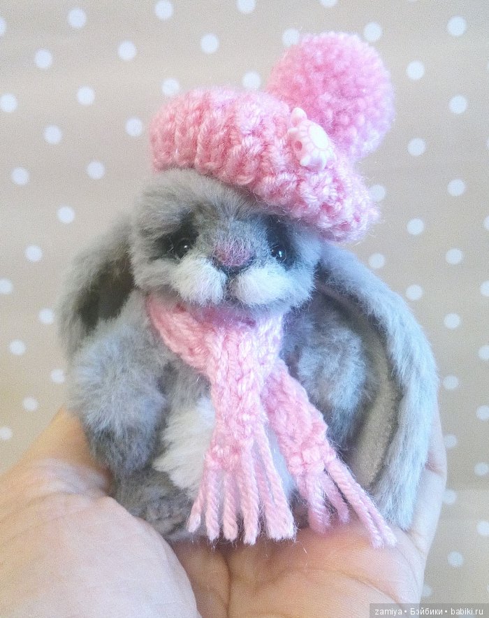 Бусинка крошечная зайка — Авторские мишки Тедди и друзья: фото (фото 7)