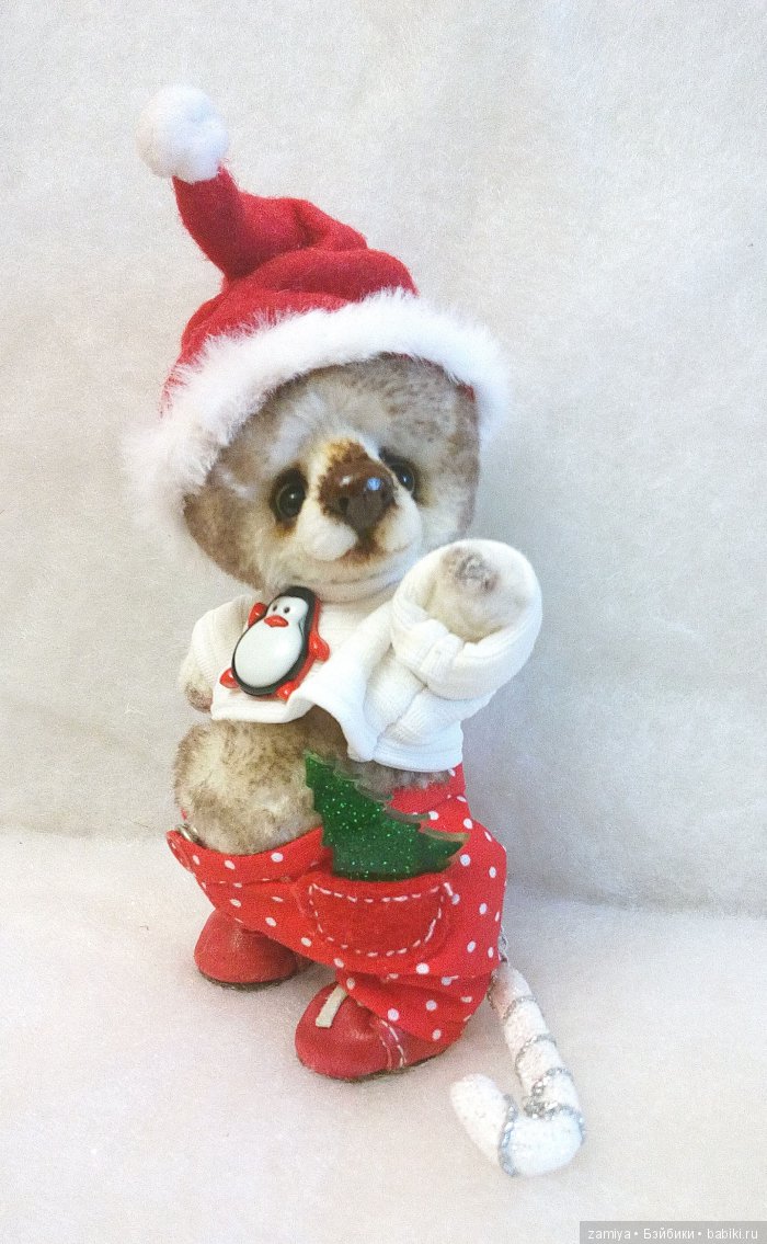 Минч -маленький помощник Санты, мишка тедди (фото 8)