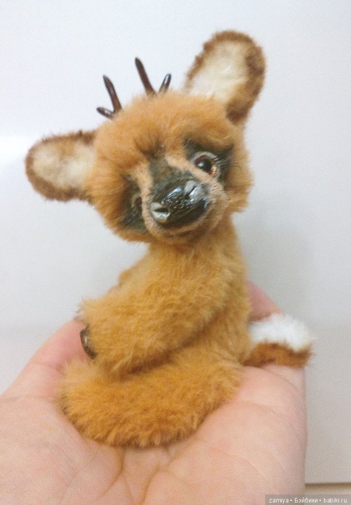 Айхо - храбрый оленёнок, игрушка ручной работы