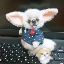 Ластик - лисенок улыбашка, игрушка ручной работы
