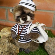 Елисей - любитель путешествий. Игрушка  ручной работы