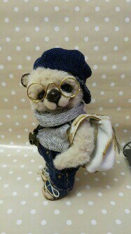 Платон - мишка эрудит — Авторские мишки Тедди и друзья: фото (фото 4)