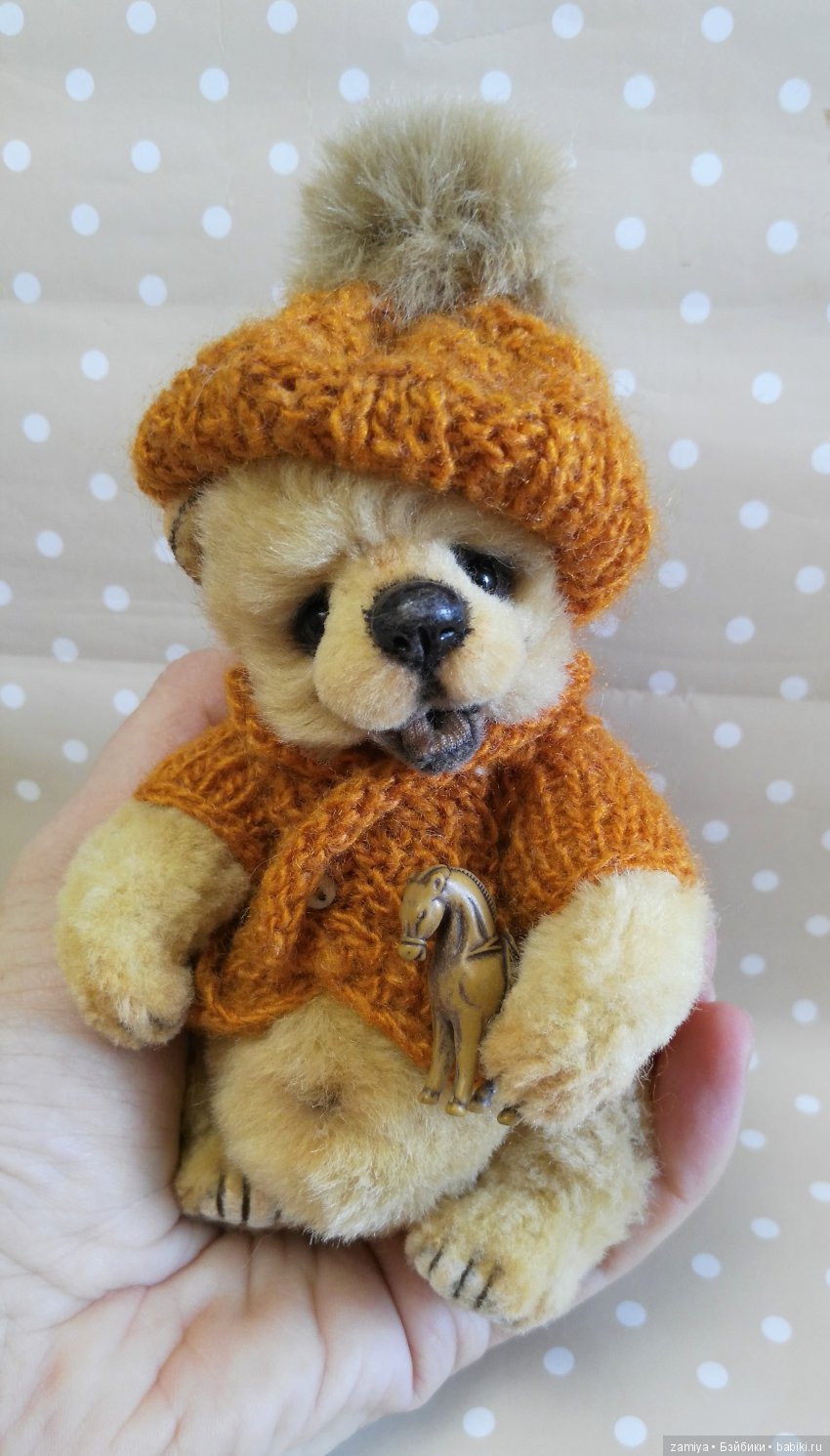 Афанасий - медовый мишка — Авторские мишки Тедди и друзья: фото