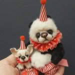 Цирковая панда и ее друг в поиске арены