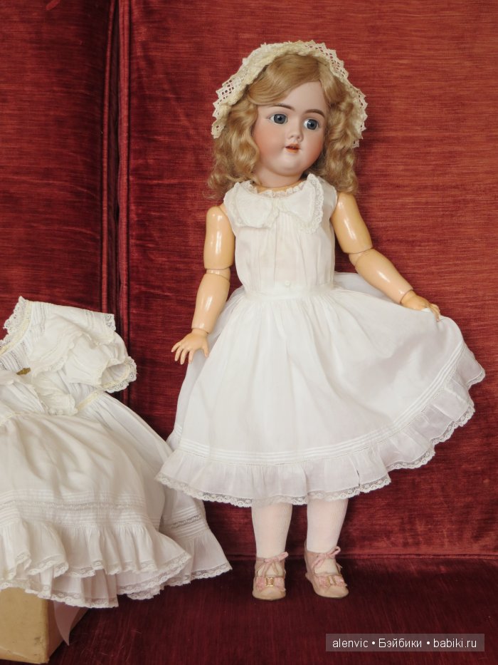 Один из вариантов одежды антикварной немецкой куклы. H Handwerck 119 (фото 6)