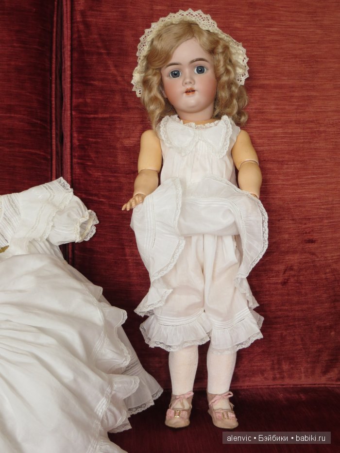 Один из вариантов одежды антикварной немецкой куклы. H Handwerck 119 (фото 8)