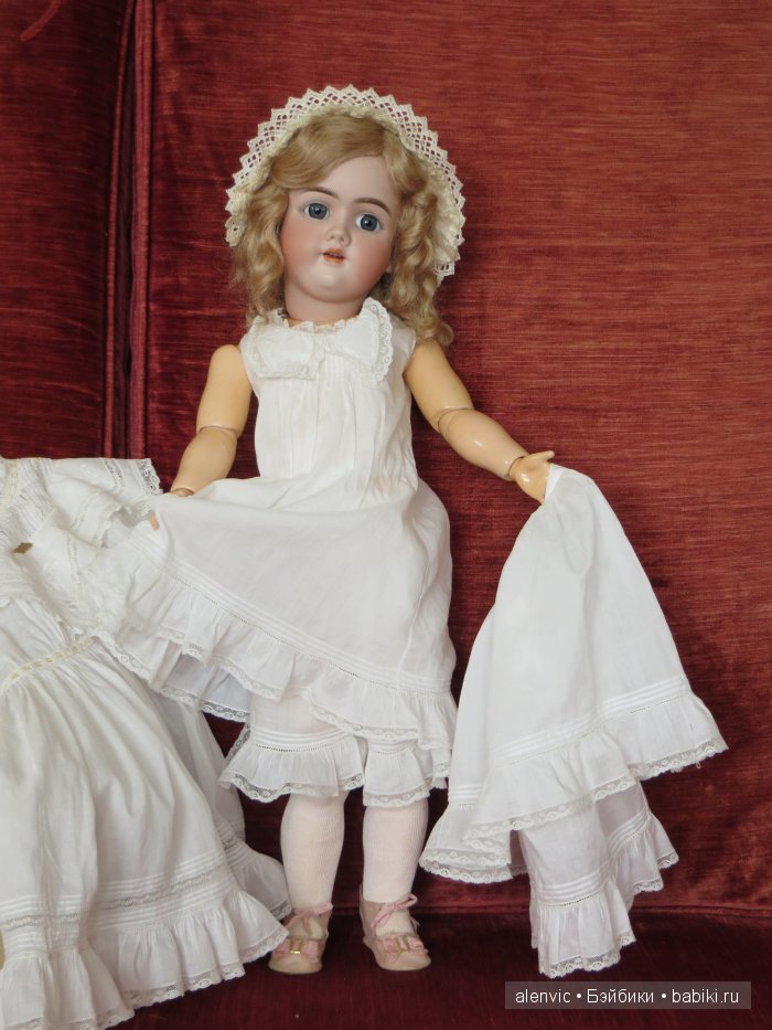 Один из вариантов одежды антикварной немецкой куклы. H Handwerck 119 (фото 7)