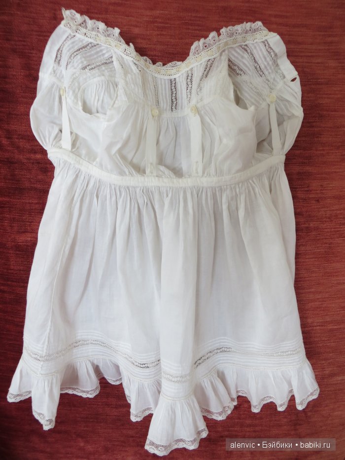 Один из вариантов одежды антикварной немецкой куклы. H Handwerck 119