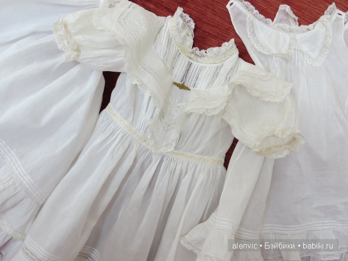 Один из вариантов одежды антикварной немецкой куклы. H Handwerck 119