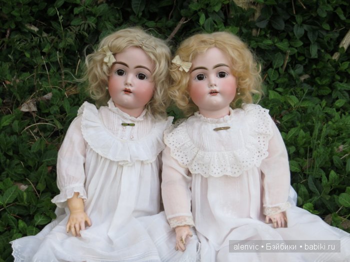 Антикварные куклы. Сестры 192 (фото 6)