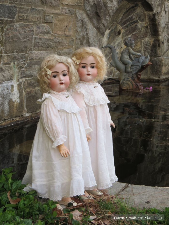 Антикварные куклы. Сестры 192 (фото 4)