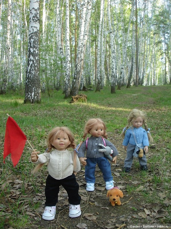Воскресный день на даче — Куклы Rosemarie Anna Muller (Мюллер): Вихтели (Wichtel)