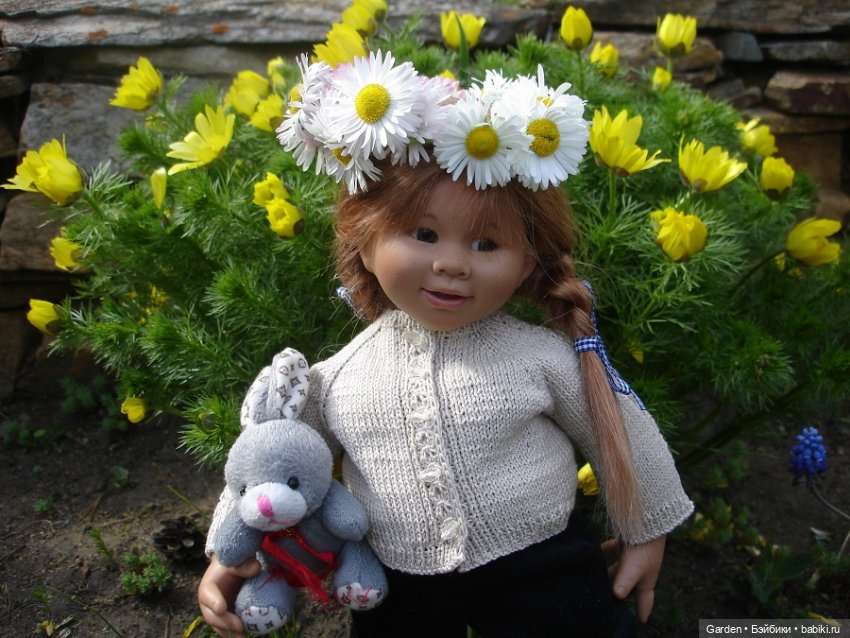 Воскресный день на даче — Куклы Rosemarie Anna Muller (Мюллер): Вихтели (Wichtel)