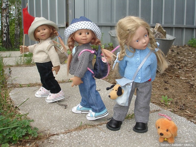 Воскресный день на даче — Куклы Rosemarie Anna Muller (Мюллер): Вихтели (Wichtel)