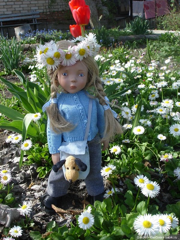 Воскресный день на даче — Куклы Rosemarie Anna Muller (Мюллер): Вихтели (Wichtel)