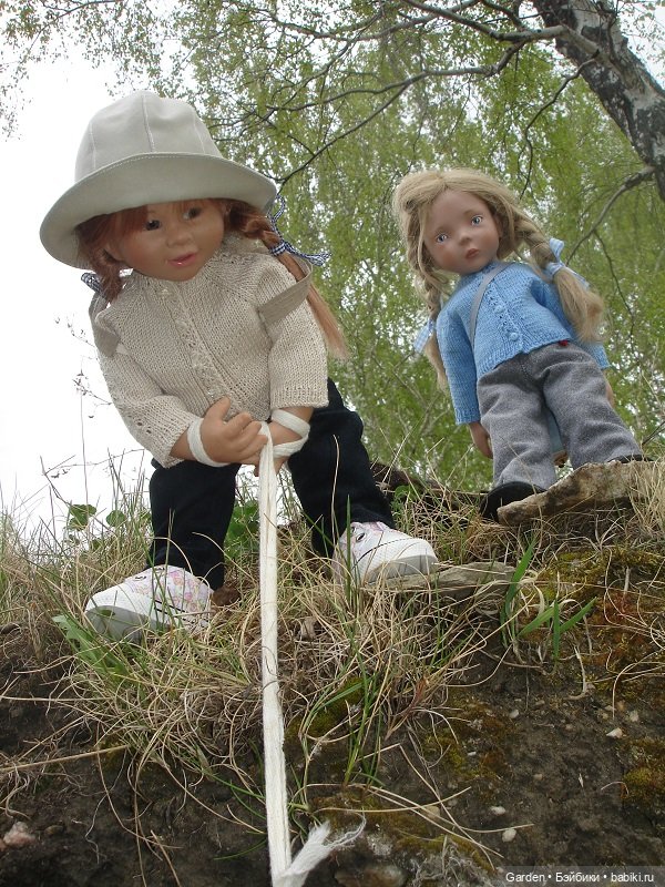 Воскресный день на даче — Куклы Rosemarie Anna Muller (Мюллер): Вихтели (Wichtel)
