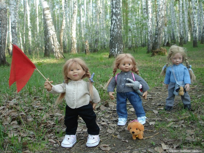 Воскресный день на даче — Куклы Rosemarie Anna Muller (Мюллер): Вихтели (Wichtel)