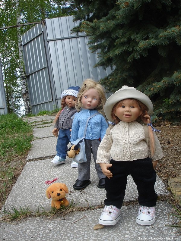 Воскресный день на даче — Куклы Rosemarie Anna Muller (Мюллер): Вихтели (Wichtel)
