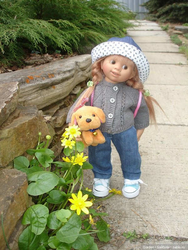 Воскресный день на даче — Куклы Rosemarie Anna Muller (Мюллер): Вихтели (Wichtel) (фото 7)