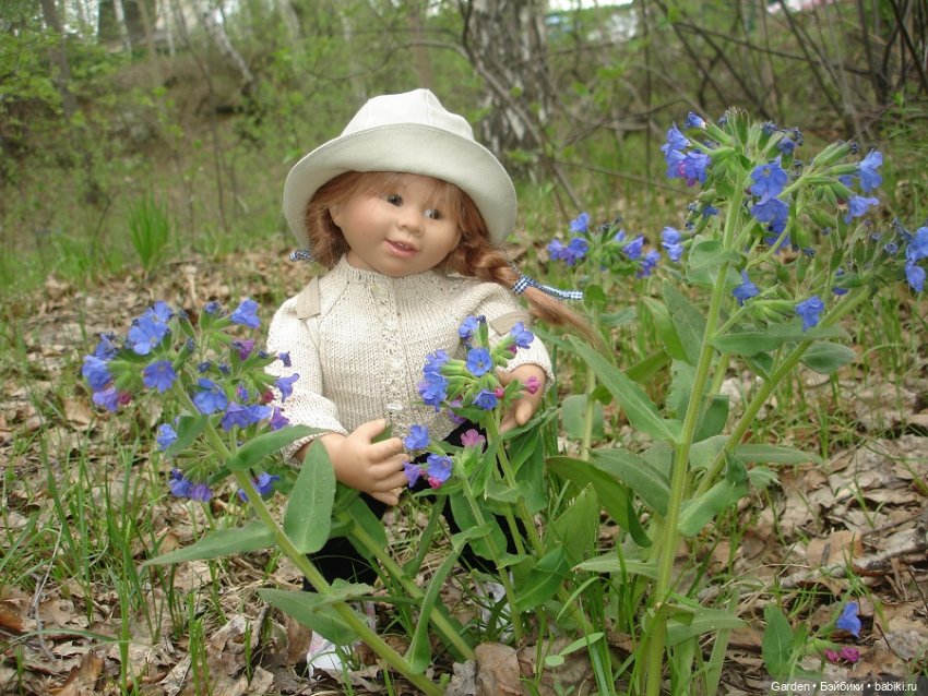 Воскресный день на даче — Куклы Rosemarie Anna Muller (Мюллер): Вихтели (Wichtel)