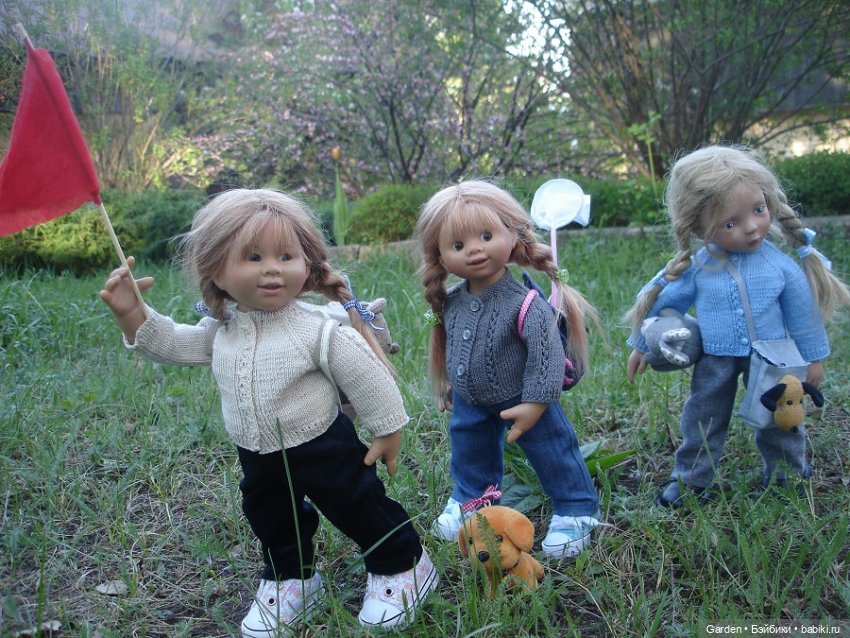 Воскресный день на даче — Куклы Rosemarie Anna Muller (Мюллер): Вихтели (Wichtel)
