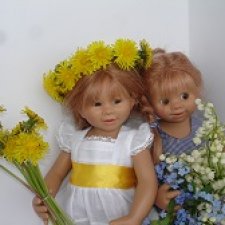 Девочки и цветы