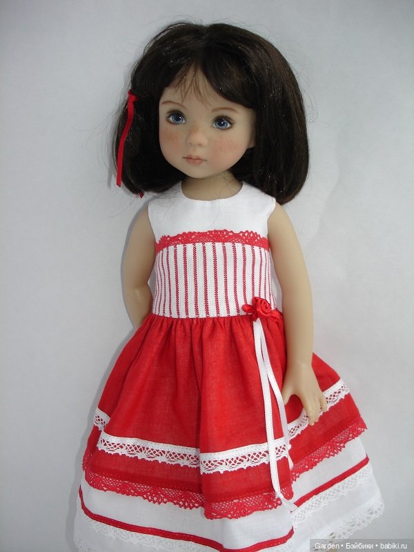 Платья для Little Darlings: батист, кружева, розочки и ленточки (фото 5)