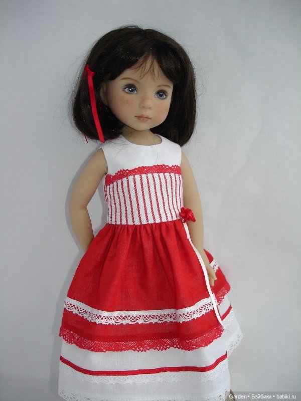 Платья для Little Darlings: батист, кружева, розочки и ленточки (фото 6)