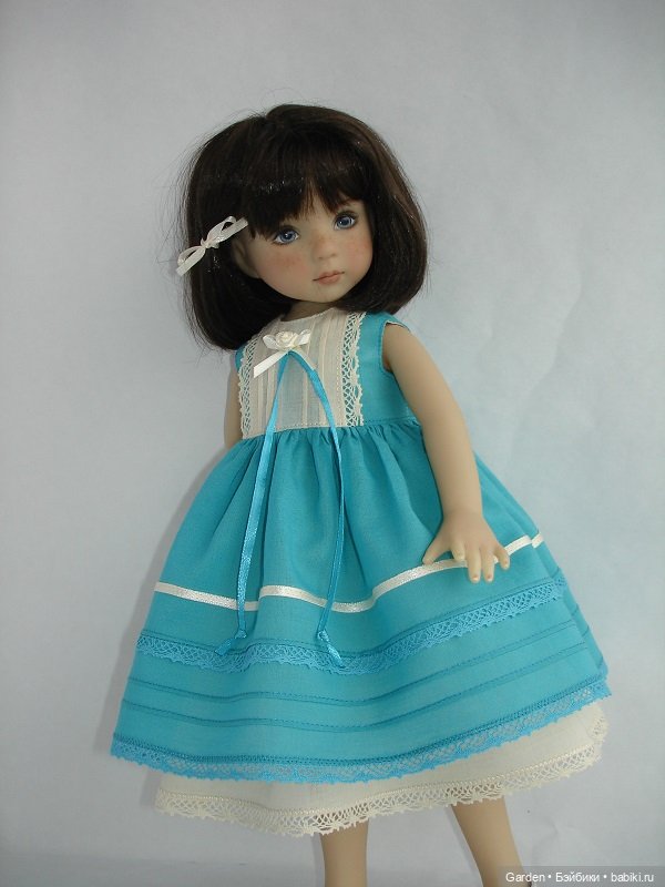 Платья для Little Darlings: батист, кружева, розочки и ленточки (фото 9)