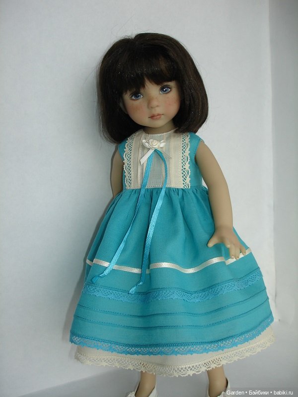 Платья для Little Darlings: батист, кружева, розочки и ленточки (фото 10)