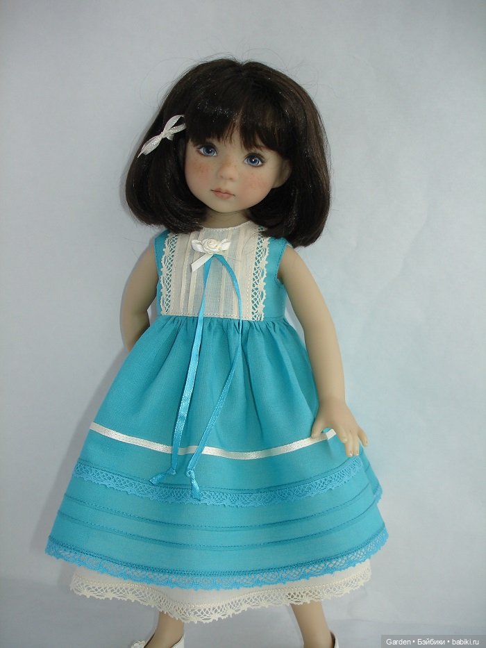 Платья для Little Darlings: батист, кружева, розочки и ленточки (фото 7)