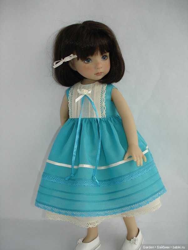 Платья для Little Darlings: батист, кружева, розочки и ленточки (фото 8)