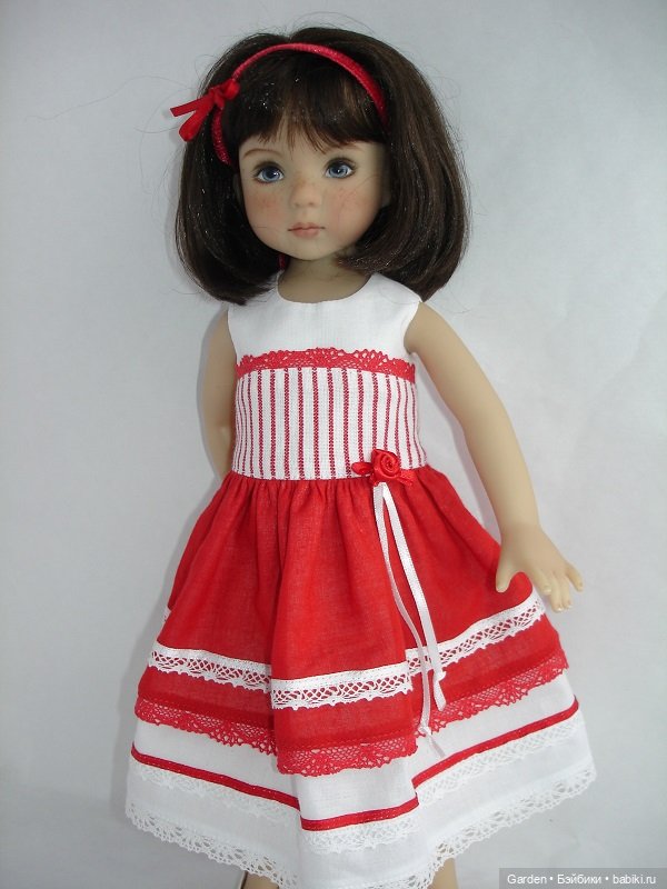 Платья для Little Darlings: батист, кружева, розочки и ленточки (фото 3)