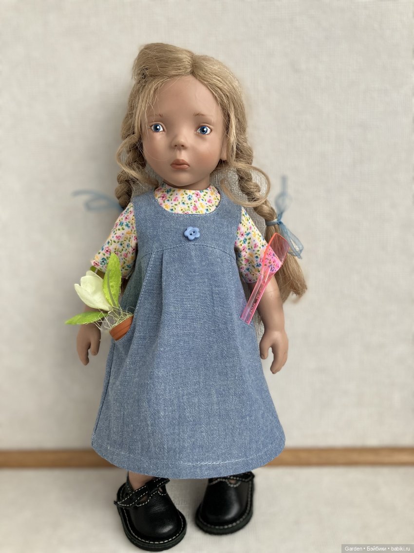 Джинсовая одежда дл Вихтелей, Цвергназе 35см., Минуш (фото 7)