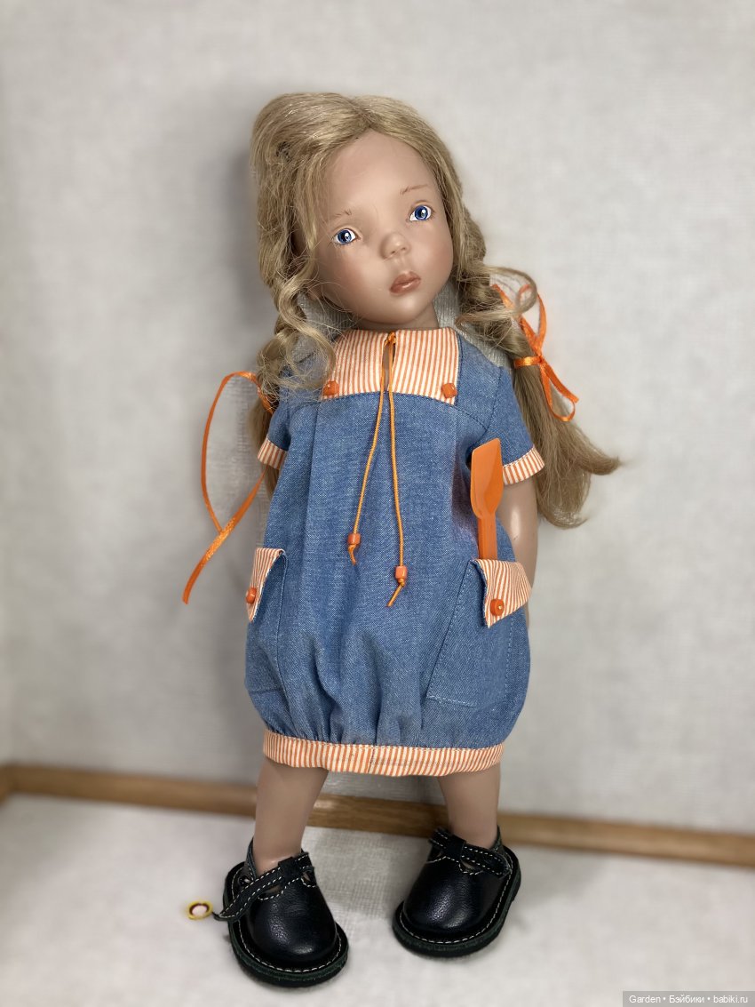 Джинсовая одежда дл Вихтелей, Цвергназе 35см., Минуш