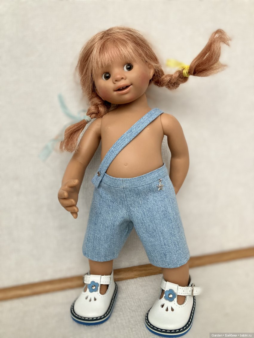 Джинсовая одежда дл Вихтелей, Цвергназе 35см., Минуш