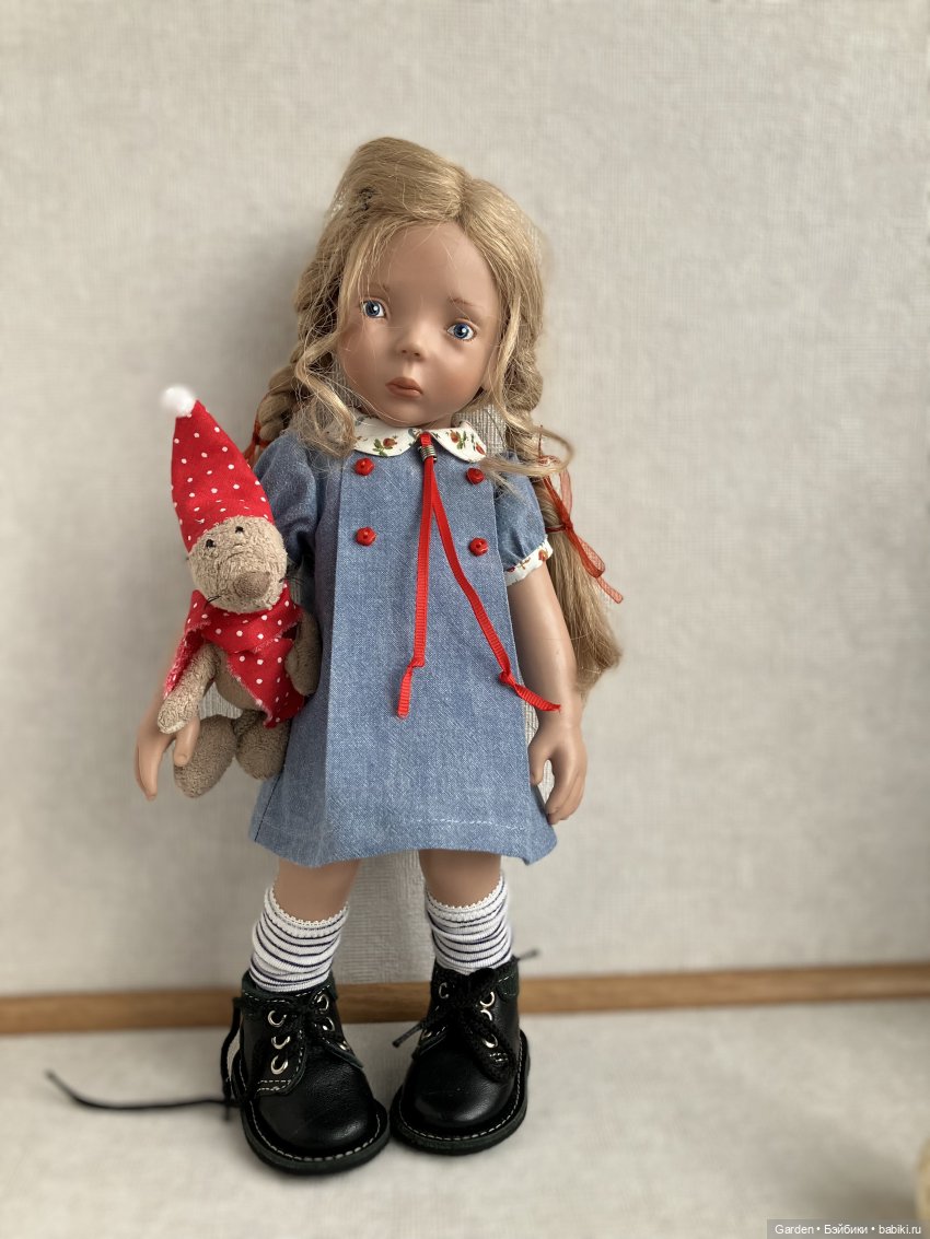 Джинсовая одежда дл Вихтелей, Цвергназе 35см., Минуш (фото 5)