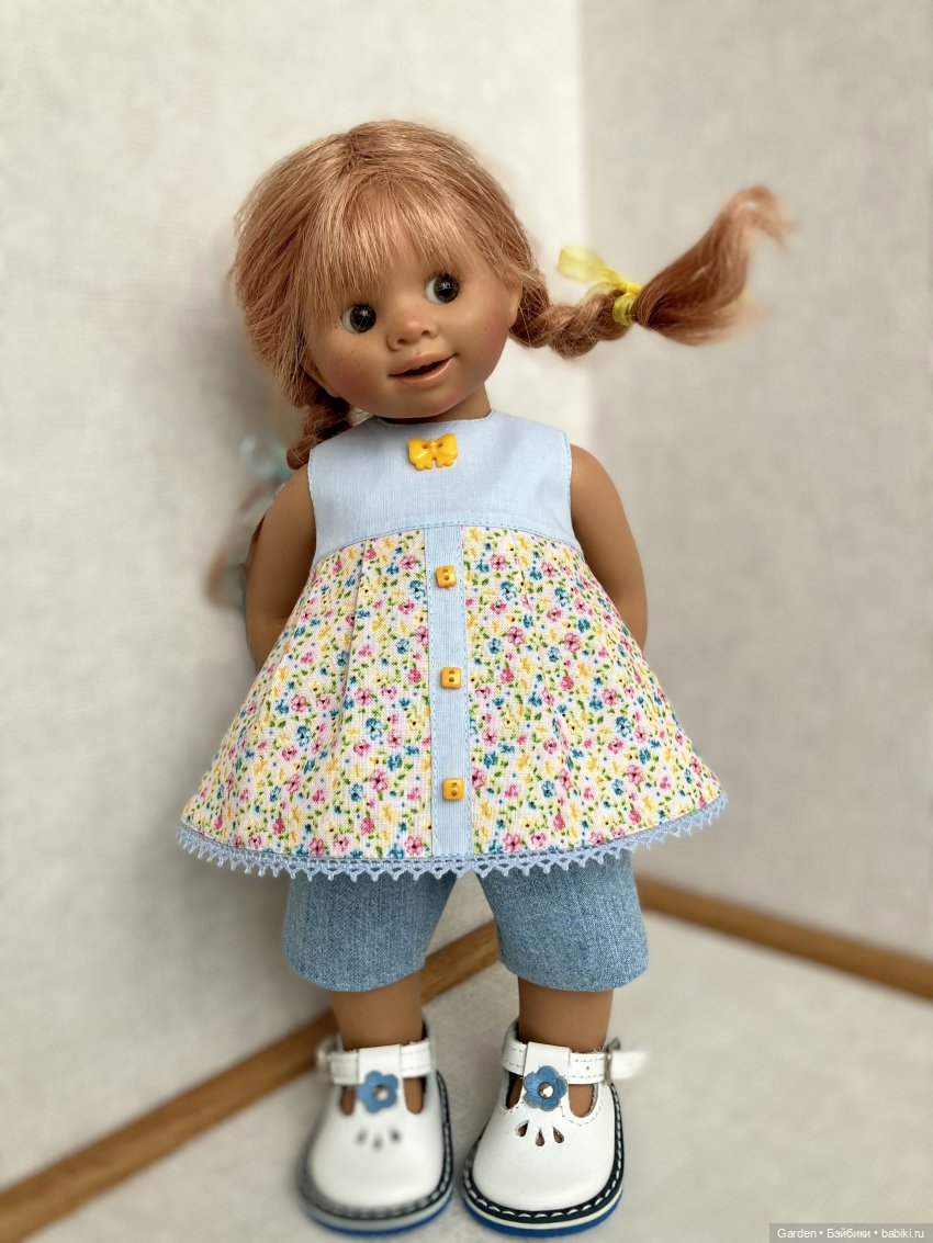 Джинсовая одежда дл Вихтелей, Цвергназе 35см., Минуш