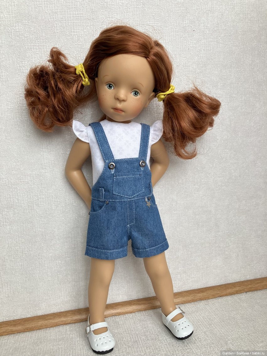 Джинсовая одежда дл Вихтелей, Цвергназе 35см., Минуш