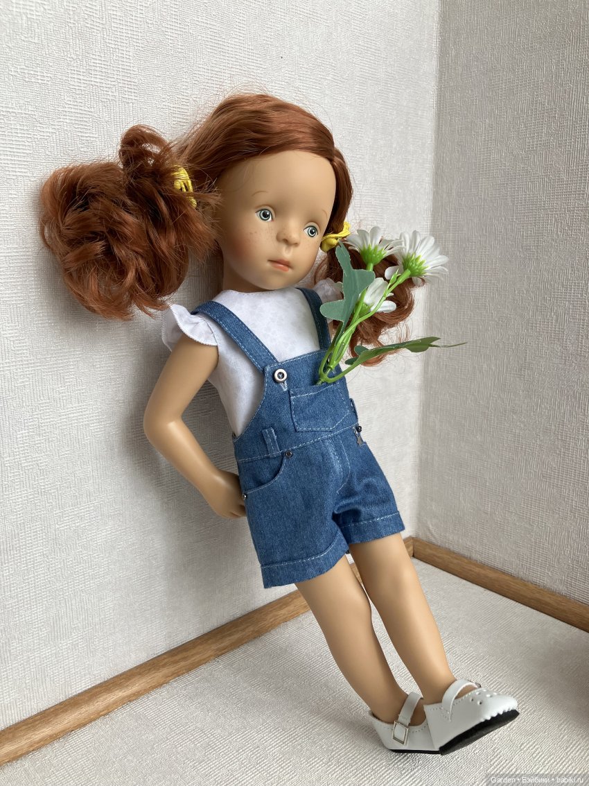 Джинсовая одежда дл Вихтелей, Цвергназе 35см., Минуш