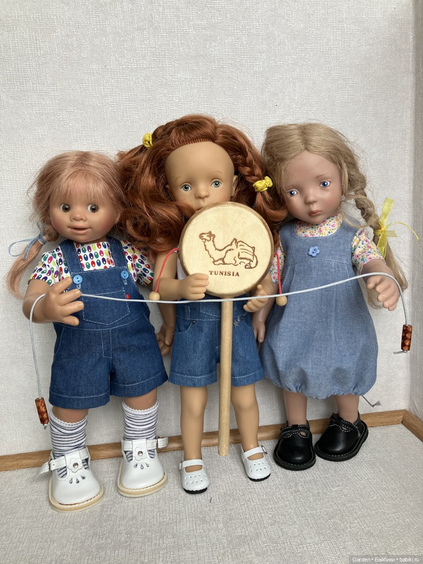 Джинсовая одежда дл Вихтелей, Цвергназе 35см., Минуш