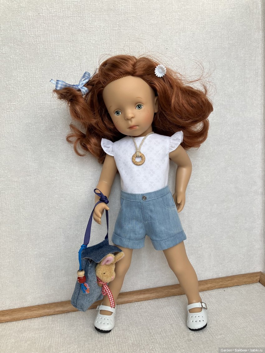 Джинсовая одежда дл Вихтелей, Цвергназе 35см., Минуш