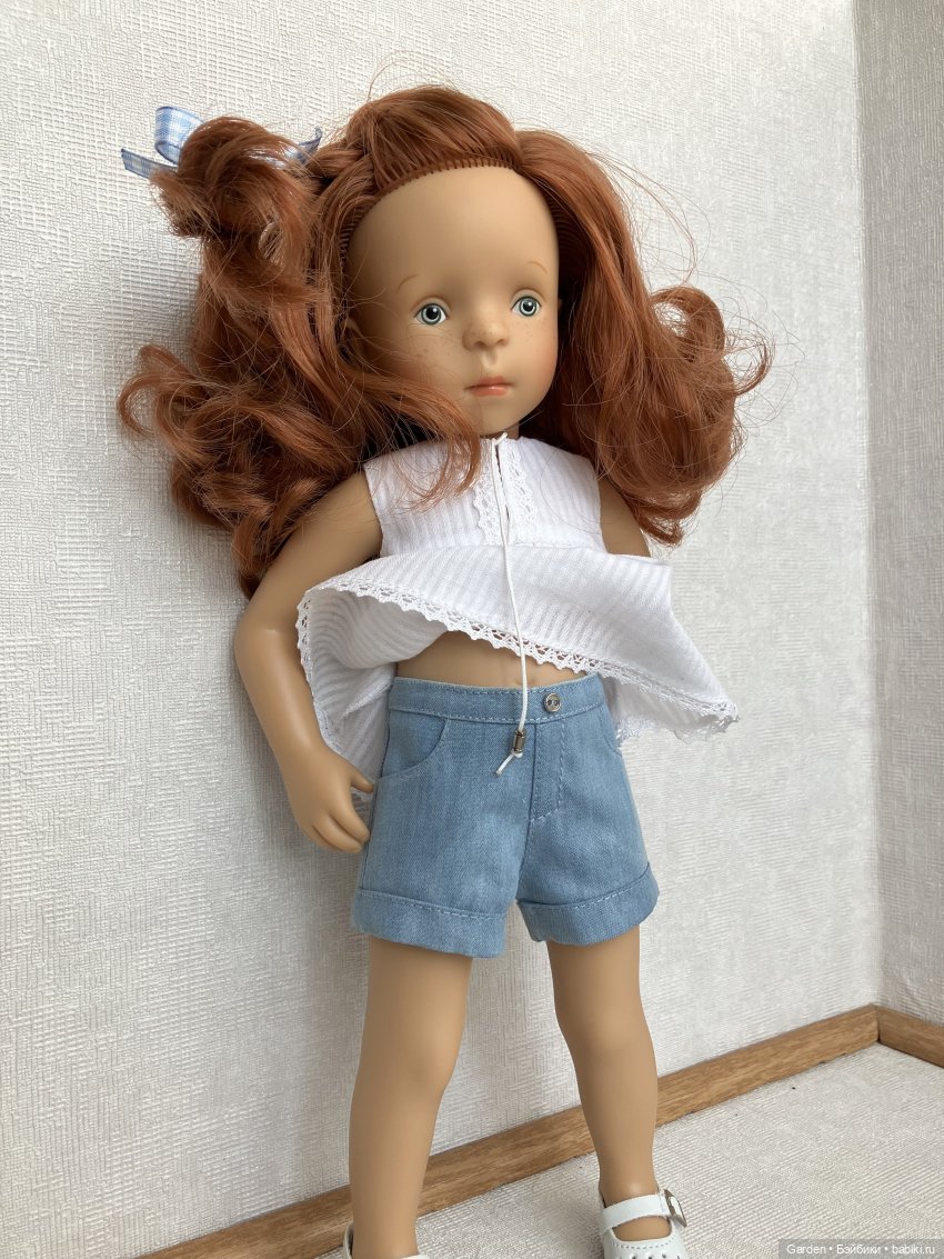 Джинсовая одежда дл Вихтелей, Цвергназе 35см., Минуш