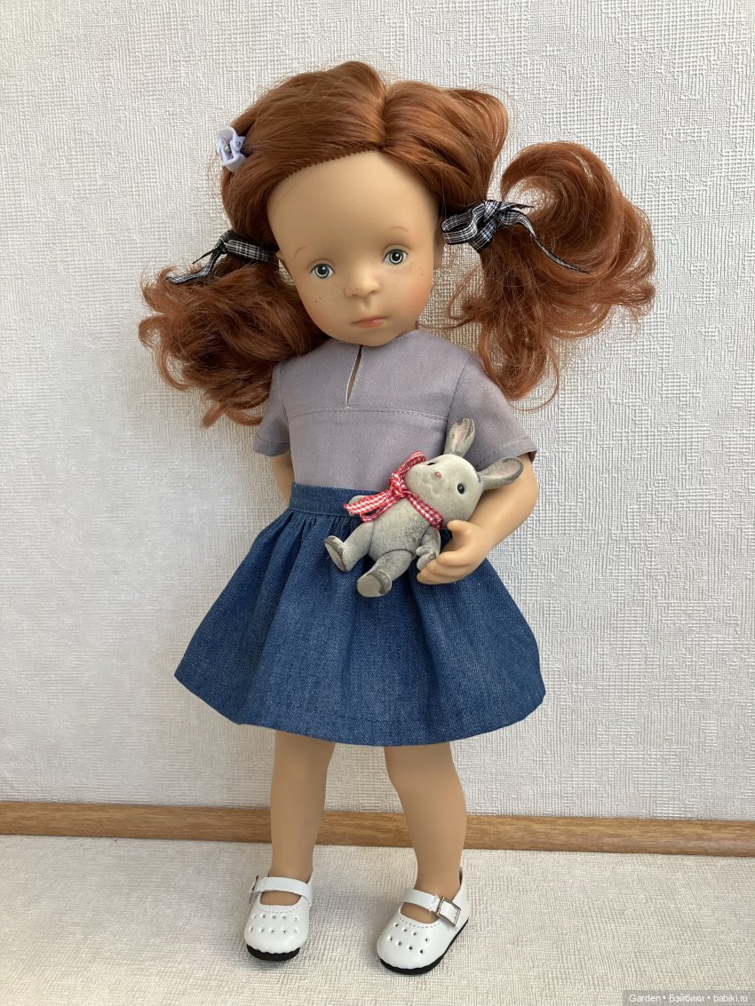 Джинсовая одежда дл Вихтелей, Цвергназе 35см., Минуш