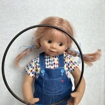 Джинсовая одежда дл Вихтелей, Цвергназе 35см., Минуш