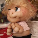 Мои милые домовятки и попики из капрона